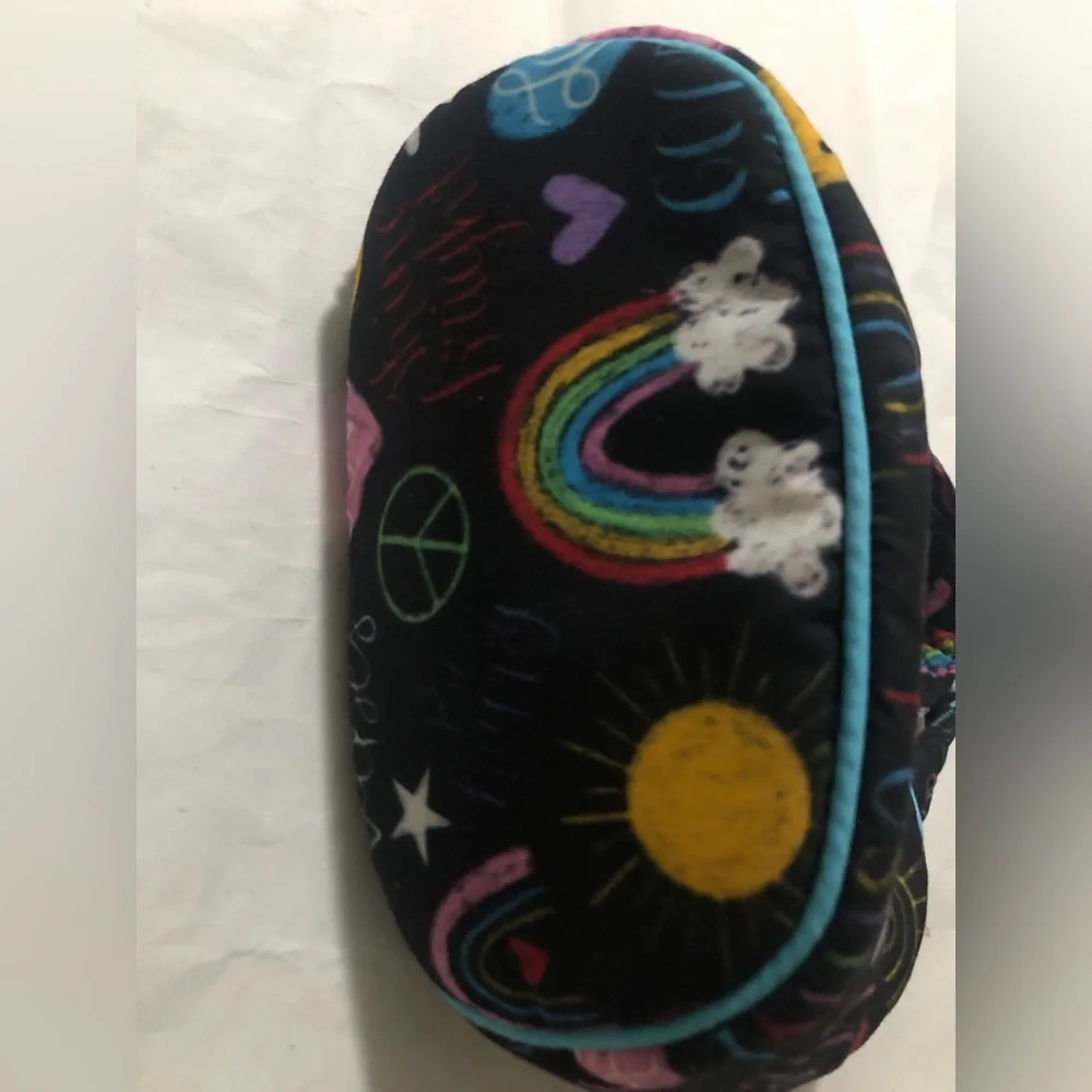 Sassy Pet Saks by Douglas Kids Rainbow Hearts Print Mini Purse bag